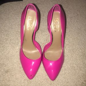 Hot pink heels